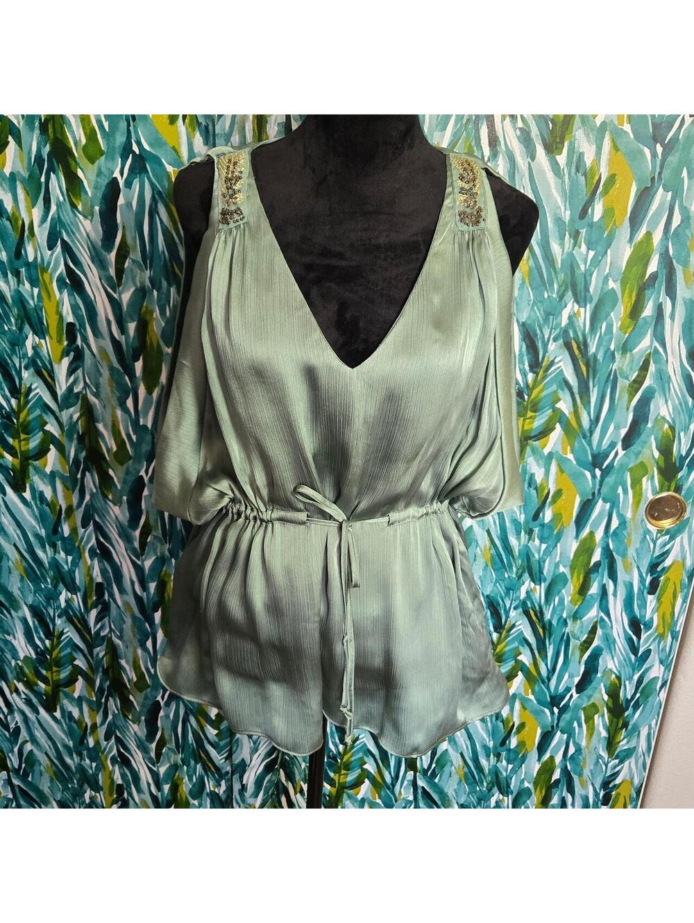 XOXO Women's Green Blouse